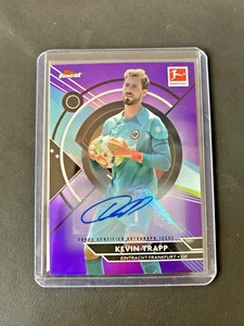 Topps FINEST Bundesliga Eintracht Franfurt KEVIN TRAPP Purple Refractor Auto /99 - Bild 1 von 2