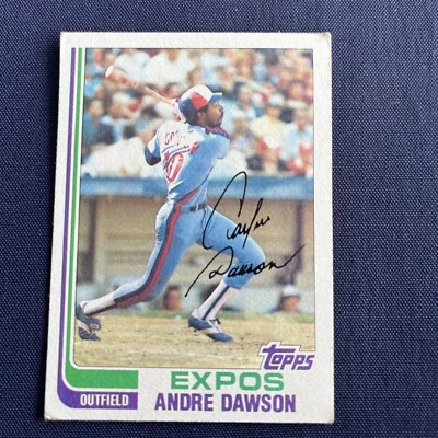 1982 Topps Andre Dawson Montreal Expos #540 - Image 1 of 2