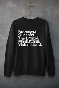 Sudadera Brooklyn, Queens, El Bronx, Manhattan, Staten Island, NY Boroughs - Imagen 1 de 1