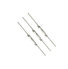 5Pcs MKA-14103 Gold Tone Leads Glass N/O SPST Reed Switches 10-15AT 2 x 14mm  CA