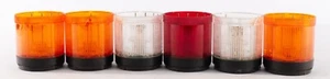 (Lot of 6) Allen-Bradley StackLight Base 3x Orange, 2x Clear, 1x Red - Picture 1 of 7