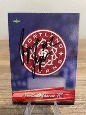 Reyna Reyes SIGNED Parkside NWSL Portland Thorns FC Crest 2023 ROOKIE Card