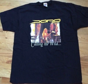 DORO - Calling The Wild T-Shirt - RARE - VINTAGE - Picture 1 of 2
