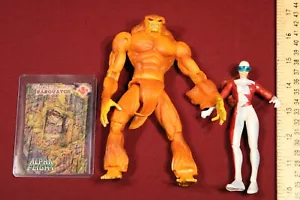 Alpha Flight Sasquatch & Vindicator Figures 1999 With Lenticular Card Toy Biz - Picture 1 of 10