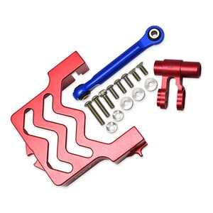 For TRAXXAS 1/5 X-MAXX 6S/8S Aluminum Steering Gear Mount /Rod / Arm Set - Picture 1 of 10