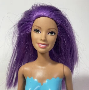 Barbie Teresa Purple Hair Doll Figure With Painted Aqua Blue Suit - Picture 1 of 5