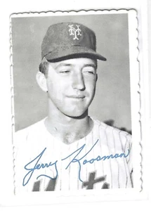 1969 Topps Deckle Edge - JERRY KOOSMAN #25 - New York Mets - Bild 1 von 2
