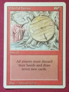 Magic The Gathering REVISED WHEEL OF FORTUNE red card MTG - Picture 1 of 2