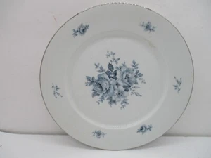 Johann Haviland Bavaria Germany Blue Bouquet Platinum Eva Zeisel Dinner Plate - Picture 1 of 4