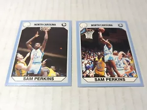 2 Different SAM PERKINS North Carolina Tar Heels Cards! UNC! Sonics! Lakers! - Picture 1 of 1