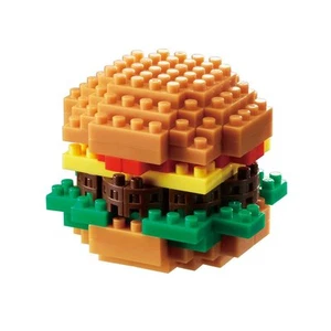 NANOBLOCK HAMBURGER Nano Block Micro-Sized Building Blocks Nanoblocks NBC-217 - Imagen 1 de 2