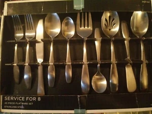 Cambridge 45 PC Flatware set - Service for 8, Stainless Steel ~ New Others - Picture 1 of 2