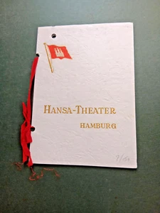 1961 jan HAMBURG programm VARIETÉ HANSA THEATER Willy Kübler RASPINI Stey circus - Bild 1 von 6