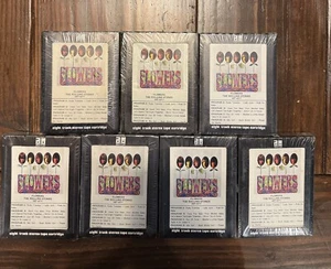 NEW Vintage Rolling Stones FLOWERS 8 Track SEALED A8T-4211 ABKCO  Lot Of 7 - Picture 1 of 8