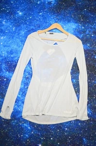NWT Gymshark Taupe Size Small Open Cross Back Long Sleeve Top Ice Blue - Picture 1 of 9