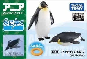 Takara Tomy ANIA Animal AS-11 Emperador Pingüino Flotable Ver. Mini figura de acción - Imagen 1 de 5