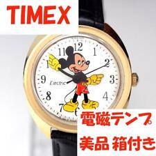 TIMEX x Disney Mickey Mouse Reloj Eléctrico Analógico Redondo 35mm Años 60 De Colección