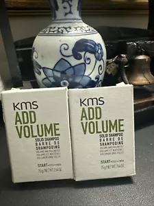 KMS Add Volume Solid Shampoo 75g - Formulated With Natural (lot Of 2) - Picture 1 of 1