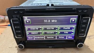 Original RNS510 Skoda Columbus MP3 SD AUX 3T0035680K + Code Plug & Play - Bild 1 von 3
