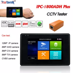 Rsrteng 4" CCTV IP Kamera Tester 4K 12MP POE CVI TVI AHD CVBS IPC-1800ADH Plus - Bild 1 von 11