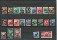 1945 ITALIA REPUBBLICA SERIE DEMOCRATICA COMPLETA 23 VALORI NUOVI MNH**