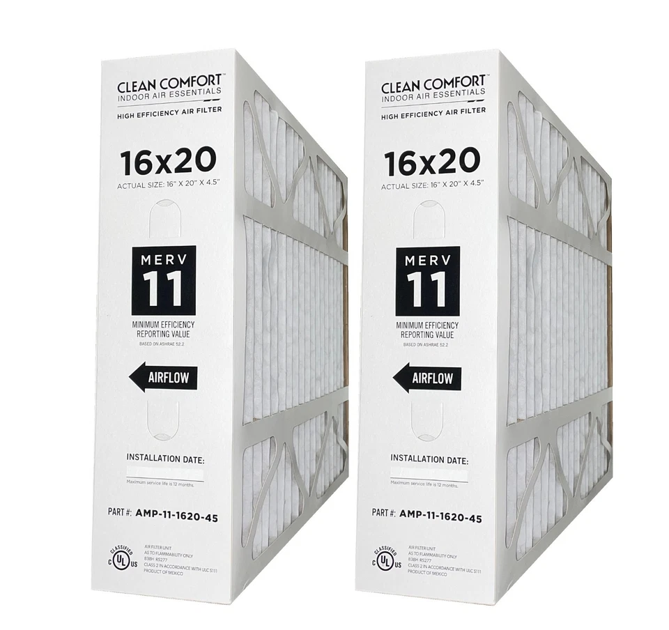 Goodman AMP-11-1620-45 (2-Pack) - 16" x 20" x 4.5" Clean Comfort Air Filter M11 - Image 1 of 1