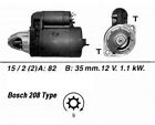 Genuine WAI Starter Motor for Volvo 740 Injection B230E/B230FB 2.3 (10/84-12/91)
