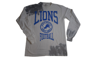 Junk Food Mens NFL Detroit Lions Football Long Sleeve Tie Dye Shirt New S, M, L