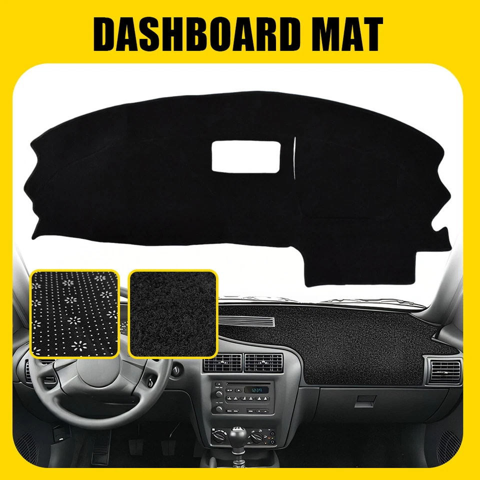 Cubierta de tablero negra para Chevrolet Cavalier 1995-2005 alfombrilla de tablero alfombra de tablero Foto 1 de 4