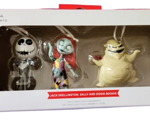 Hallmark Disney Nightmare Before Christmas Sally Jack Oogie Ornament set New - Picture 1 of 8