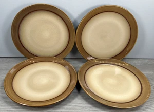 Sango Roma Karamell Steinzeug Salatteller 4er Set - 8", Farbverlauf Glasur - Bild 1 von 4