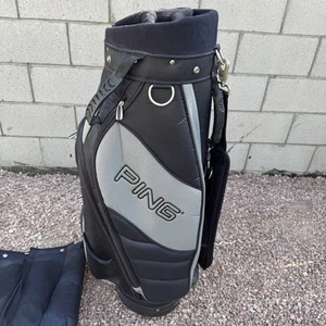 PING Cart Golf Bag Arizona Diamondbacks 6 Way Divider Head Cover Black Gray - Picture 1 of 9