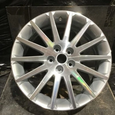 2007-2010 Saturn Aura 7048 Wheel 18 x 7 14 Spoke Rim Silver Machined 19149986   - Image 1 of 4
