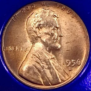 1956-D Lincoln Penny 1C NGC MS 65 RD - Picture 1 of 3