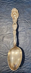 Antiq Evangeline Sterling Silver 5 7/8" Tea Spoon 1904 Art Nouveau Unger Bros - Picture 1 of 11