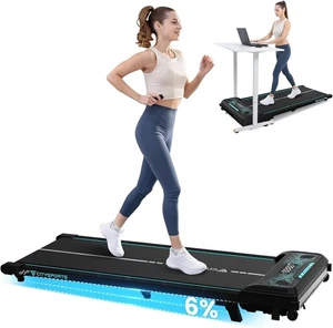 CITYSPORTS Walking Pad with 6% Incline,Under Desk Treadmill for Home,1-6KM/H Wa - Picture 1 of 7