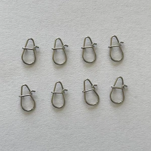 100pcs Fishing Snaps Duo-Lock Stainless Steel Quick Change Lure Connector - Picture 1 of 17