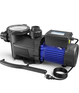 Bomba de piscina de doble velocidad Aquastrong PSP200AD 2 HP 5186 GPH en/sobre el suelo - Imagen 1 de 8