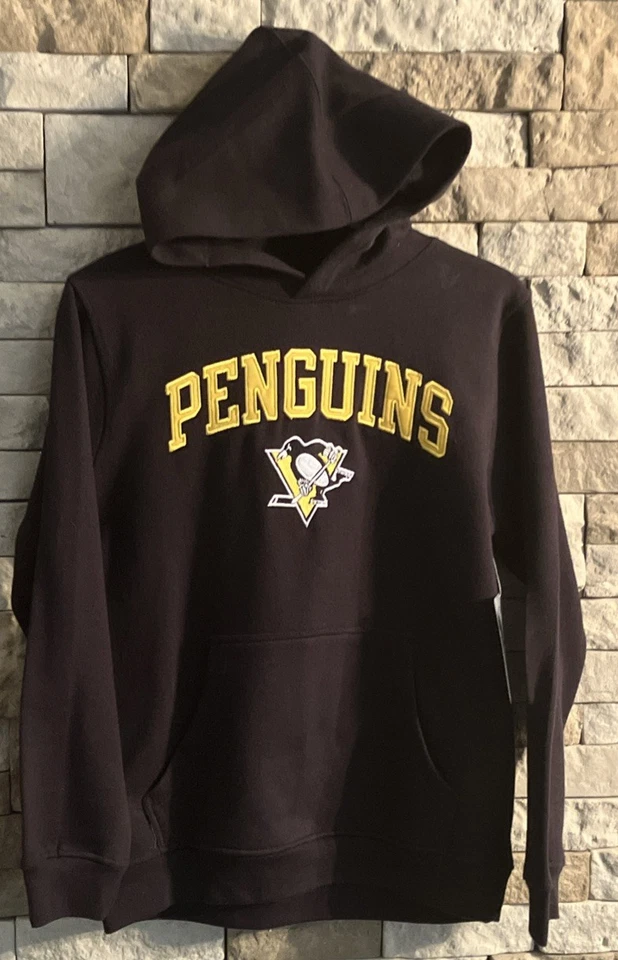 NHL Pittsburgh Penguins Hockey Sudadera con Capucha Jóvenes Niños TALLA XL (14-16) NUEVO CON ETIQUETAS Foto 1 de 4