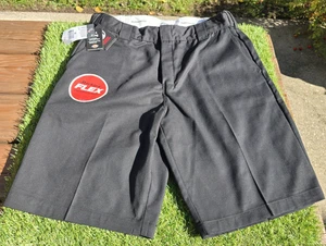 Corto de trabajo Dickies FLEX calce relajado negro para hombre 36 11" entrepierna nuevo con etiquetas 5 bolsillos - Imagen 1 de 12