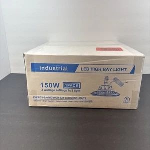 UFO LED High Bay Light 150W/120W/90W Adjustable 3000K/4000K/5000K 21,000Lumens - Picture 1 of 3