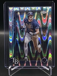 2025 Topps Chrome Baseball Josh Lowe #111 Reaywave Refractor Tampa Bay Rays - Bild 1 von 2