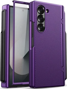 for Samsung Galaxy Z Fold 6 Case with S Pen Holder & Screen Protector & Hinge... - Picture 1 of 8