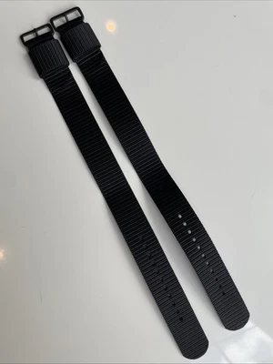 Marathon US Military Watch Band For Any Older Navigator  or  Adanac  Black 20mm - Image 1 of 4