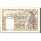 [#216395] Banknote, Algeria, 50 Francs, 1942, 1942-08-14, KM:87, AU(55-58)