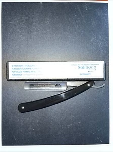 Dovo Straight Razor with Carbon Black Handle and Stropping Belt- Art Of Shaving - Picture 1 of 3