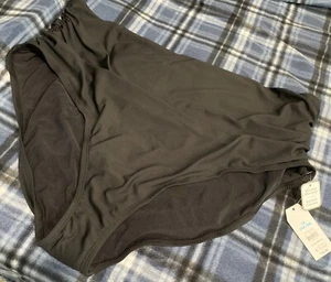 Ladies 3X Swim Bottoms-high waist Black-Time & Tru-NWT - Picture 1 of 6
