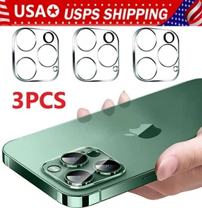 3x For iPhone 15 14 13 12 11 Pro Max Tempered Glass Camera Lens Cover Protector - Picture 1 of 10