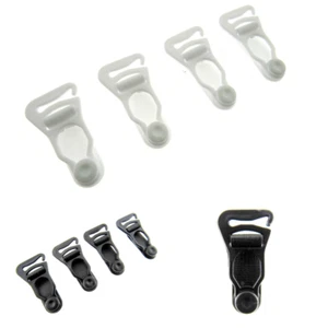 Suspender Ends Stocking Clips Garter Belt Clips - 16mm - 2 Sets -Pack of 4 Clips - Picture 1 of 8