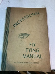 1941 Vintage PROFESSIONAL FLY TYING MANUAL (HERTER) Marvin Peter Spittler - Picture 1 of 7